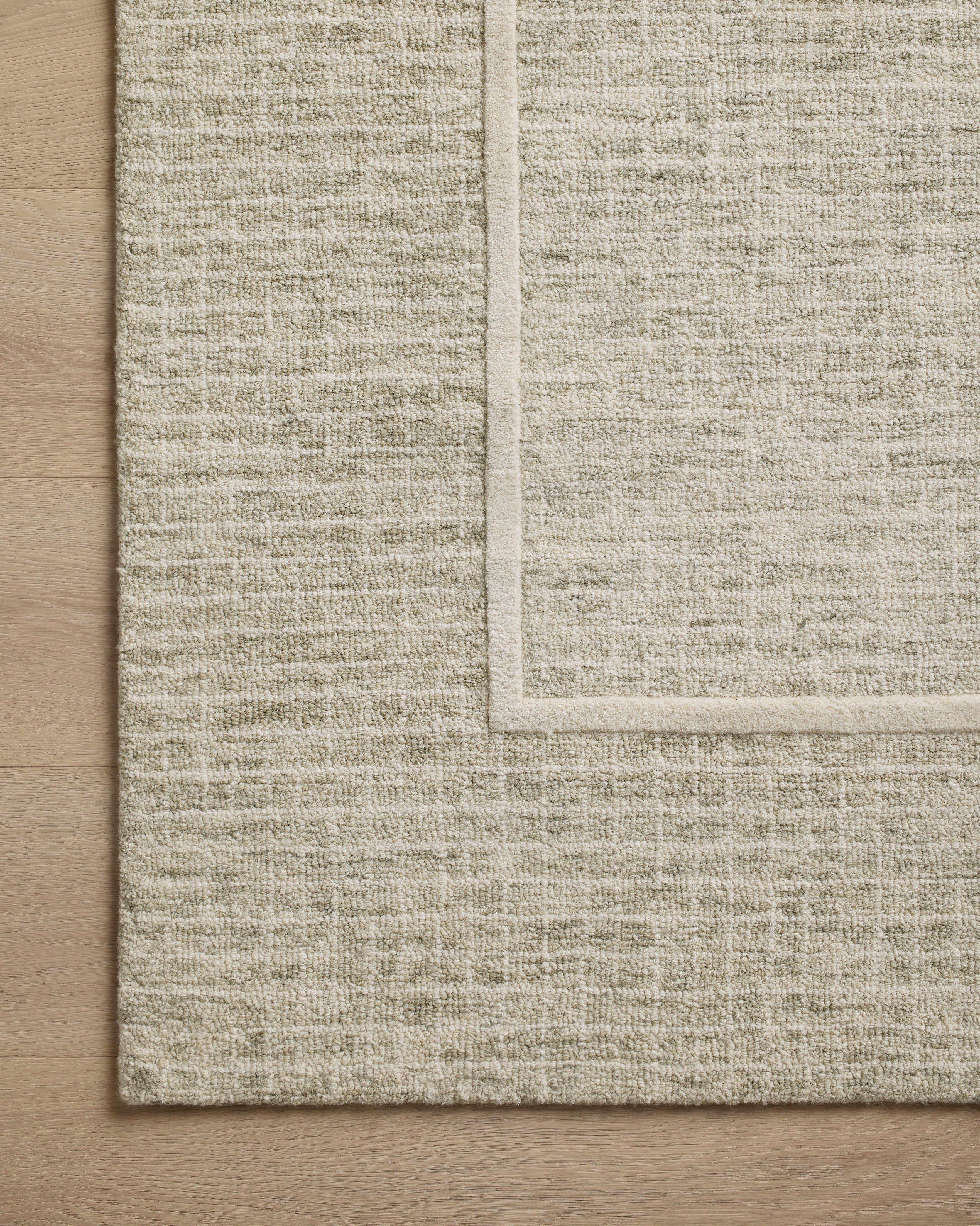 Briggs Sage & Ivory Area Rug - Soft Modern Boho Chic Rug for Living Room, Bedroom, or Nursery - Eco-Friendly & Non-Slip