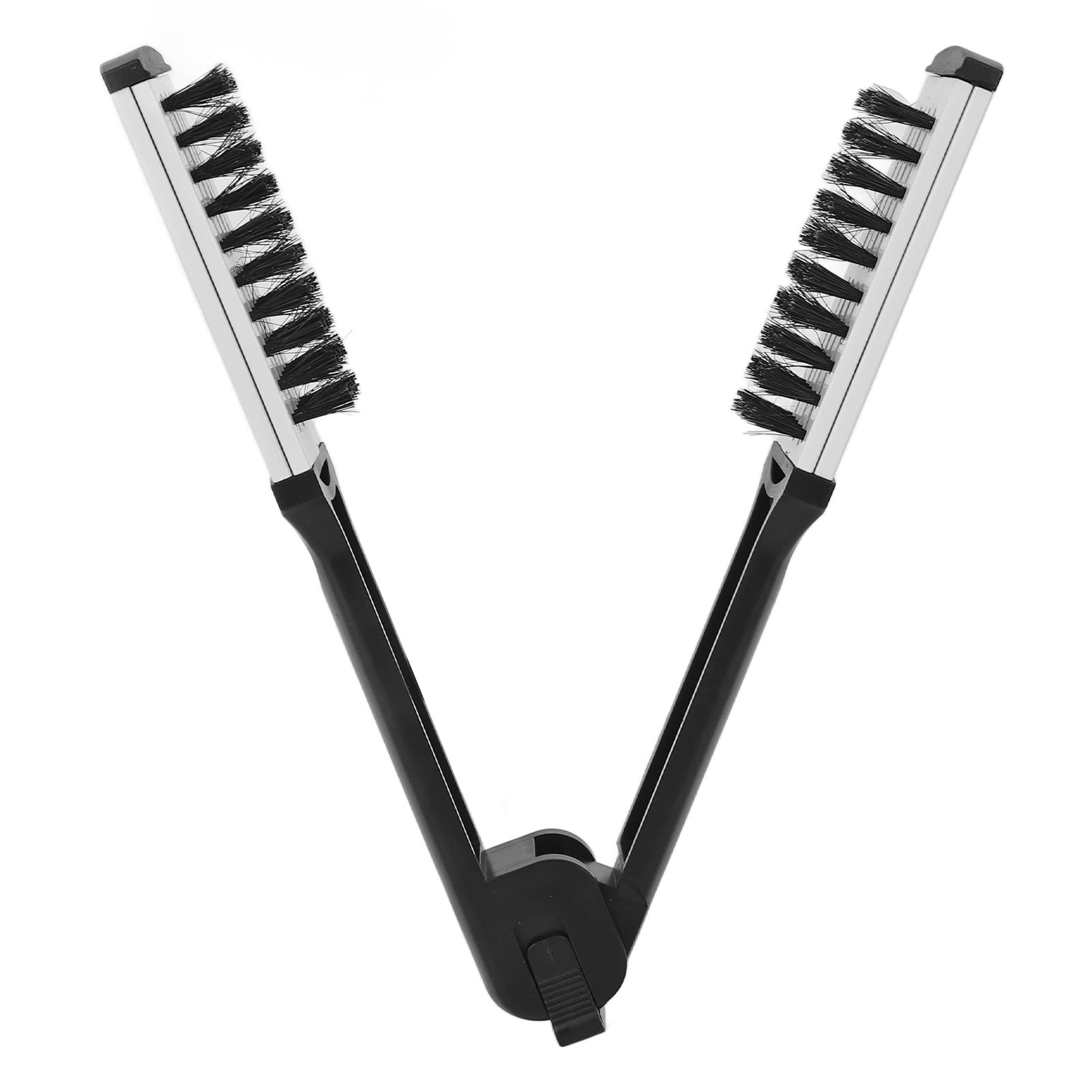 EXCLUZO Professional Hair Straightening Brush - Dual-Sided Design with Hollow Breathable Technology & Durable Springs - Salon-Grade Styling Tool for Smooth, Frizz-Free Hair at Home or Barbershop