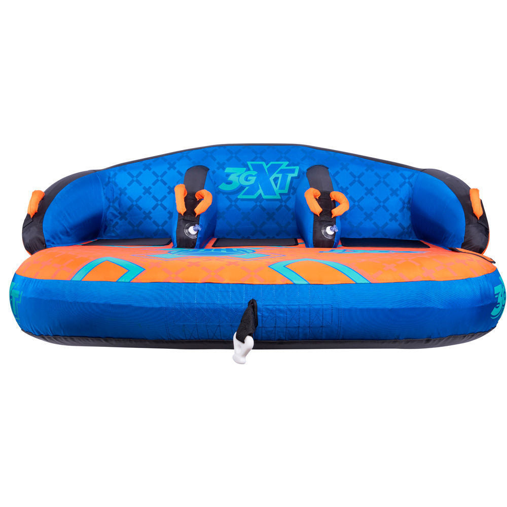 HO Sports 3G XT Towable Tube for 3 Riders - High-Speed Inflatable Water Tube for Boating, Lake & Ocean Fun - Perfect for Family & Friends Water Sports Adventures