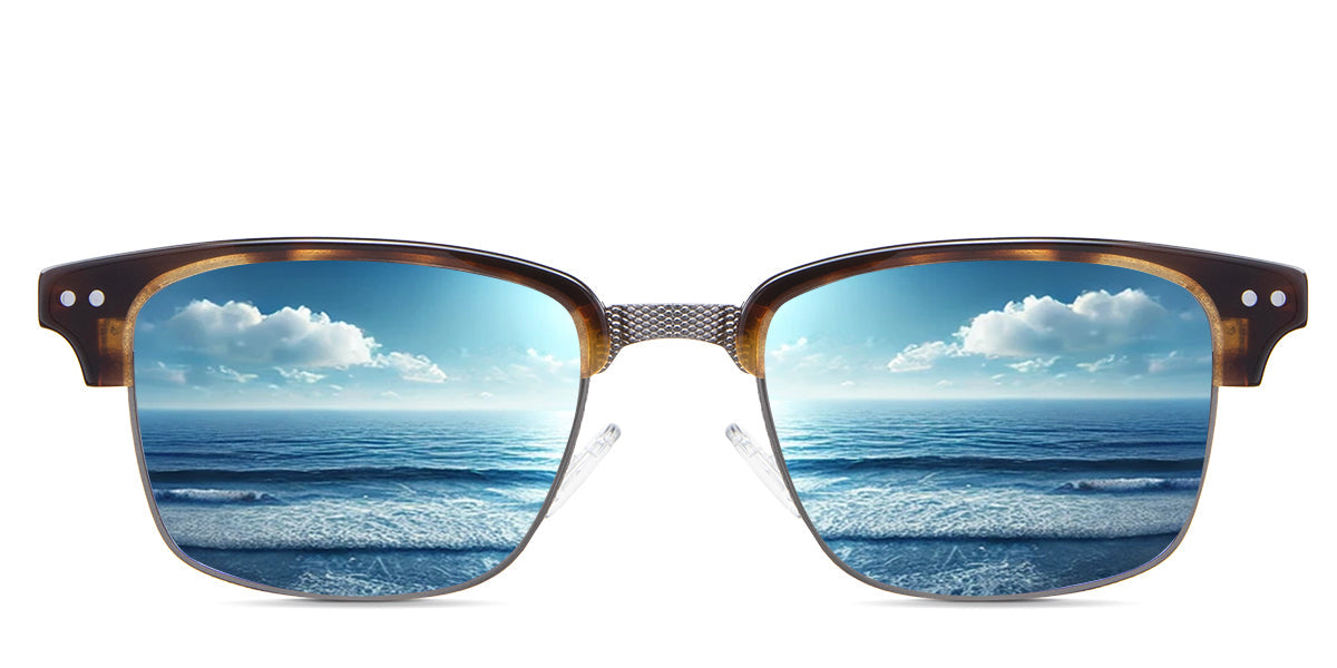 Stylish Brad Men's Prescription Sunglasses - UV Protection Polarized Lenses for Driving, Fishing & Outdoor Activities