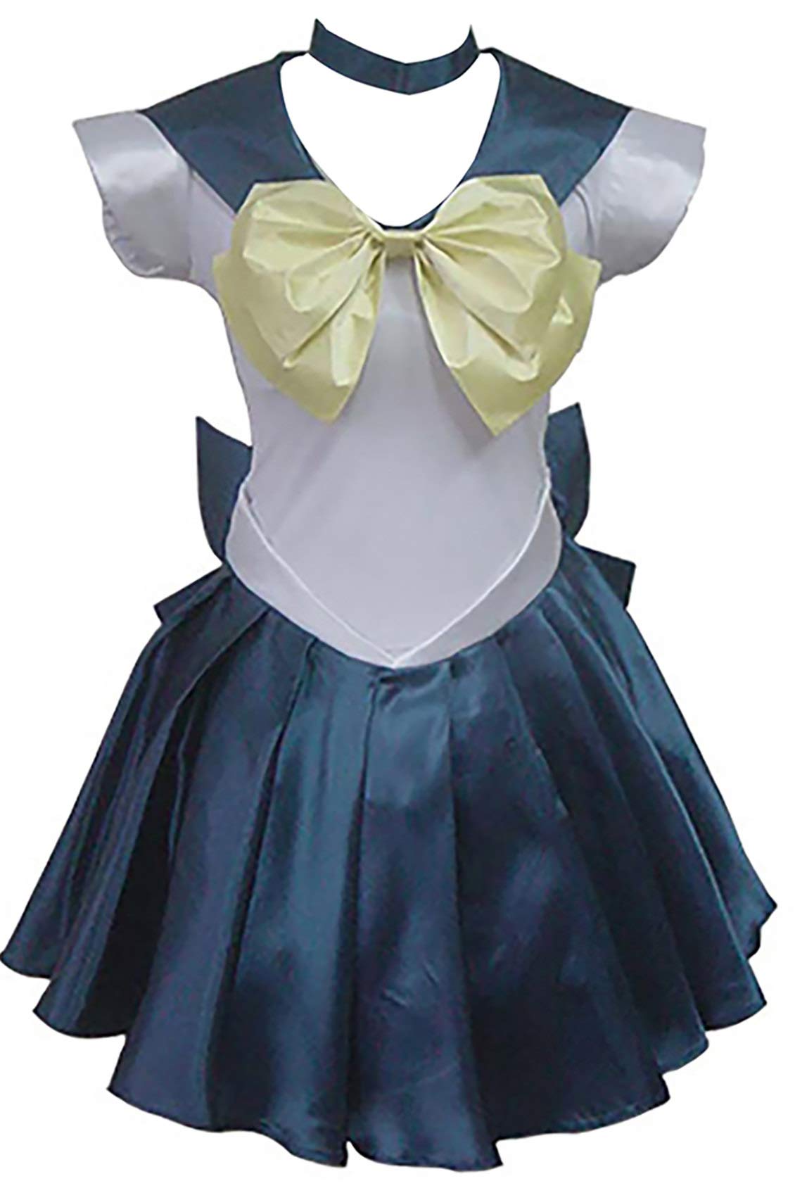 Raye Hino Mars Cosplay Costume - Dark Blue Sailor Moon Dress Outfit for Anime Conventions & Halloween Parties
