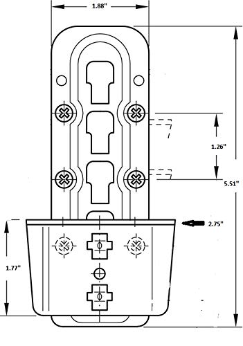E.H.C Wood Frame Support Connectors for Mattress & Sofa - Adjustable Height, Fits Central Tie Bar & Slatted Frames - Perfect for Bed Frame Reinforcement & Furniture Repair