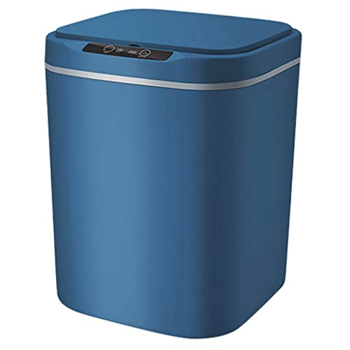 Fenteer 18L Automatic Sensor Trash Can - Touchless Smart Garbage Bin with Motion Sensor for Kitchen, Bathroom, Living Room & Office - Hands-Free Waste Container (Blue) - Perfect for Hygienic Home & Commercial Spaces