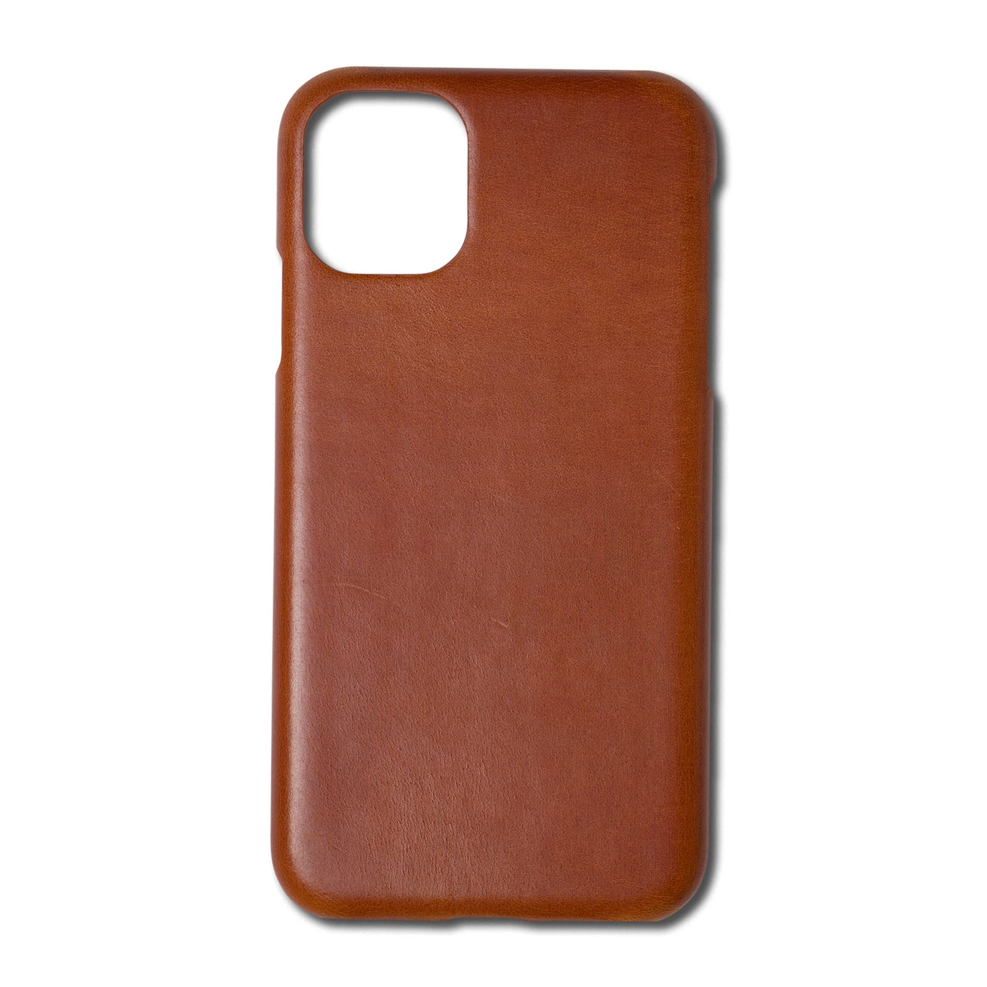 Premium PEGAI Handmade Full Grain Leather Phone Case for iPhone 11/12/13 Pro Max - Artisan Crafted, Wireless Charging Compatible (Excludes MagSafe) - Whiskey Brown DEAN Series - Perfect for Business Professionals & Luxury Gift Giving