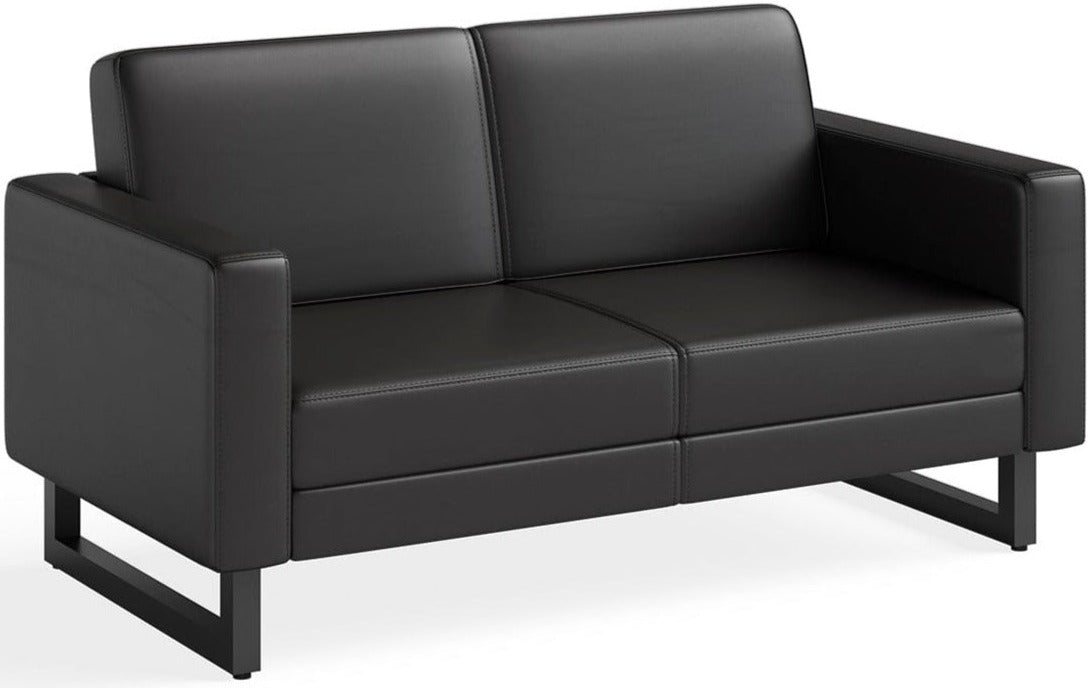 Safco Lounge Settee - Modern Sofa Bench Without Legs [1731] | Perfect for Living Room, Office Waiting Area & Commercial Spaces