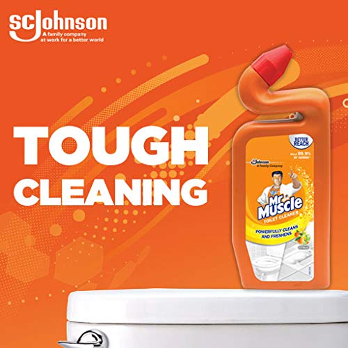 Mr Muscle All-Purpose Cleaner for Toilet, Kitchen, Glass - Powerful Multi-Surface Cleaning for Bathrooms, Kitchens, and Windows | Ideal for Homes, Offices, and Commercial Use