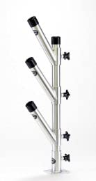 Adjustable Triple Bird Tree Trolling Rod Holder for Fishing Boats - Perfect for Saltwater & Freshwater Angling