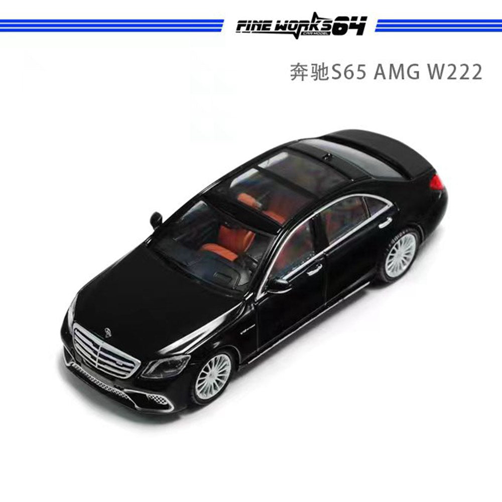 1:64 Mercedes Benz S65 AMG W222 Diecast Model Car - Limited Edition Collectible Toy for Adults & Kids - Perfect for Display, Gifts, and Car Enthusiast Collections