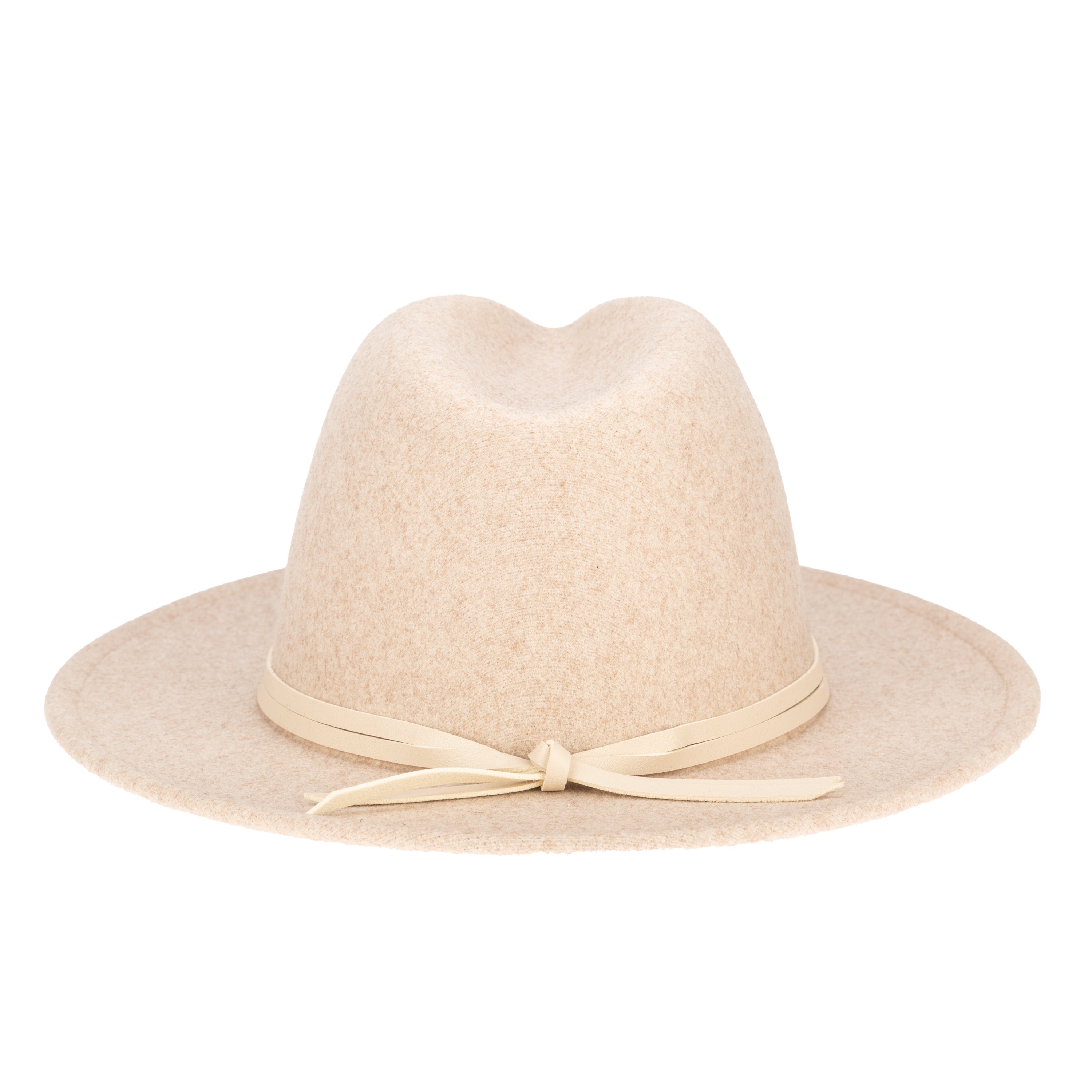 Stylish Women's Faux Felt Fedora Hat with Genuine Leather Band - Perfect for Outdoor Events, Travel & Fashion Accessories