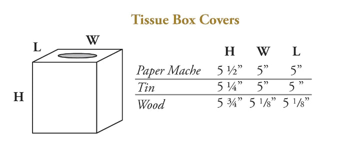 Elegant Rose Stripe Tissue Box Cover - Decorative Floral Home Decor for Living Room, Bedroom & Bathroom | Perfect Gift Idea