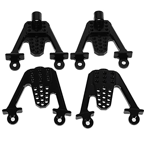 4PCS Rear & Front Shock Mount Lift Shocks for Axial SCX10 RC Crawler - Heavy Duty Shock Absorber Upgrade Kit for 1/10 Scale RC Cars | Off-Road Crawling, Trail Adventures & Rock Climbing