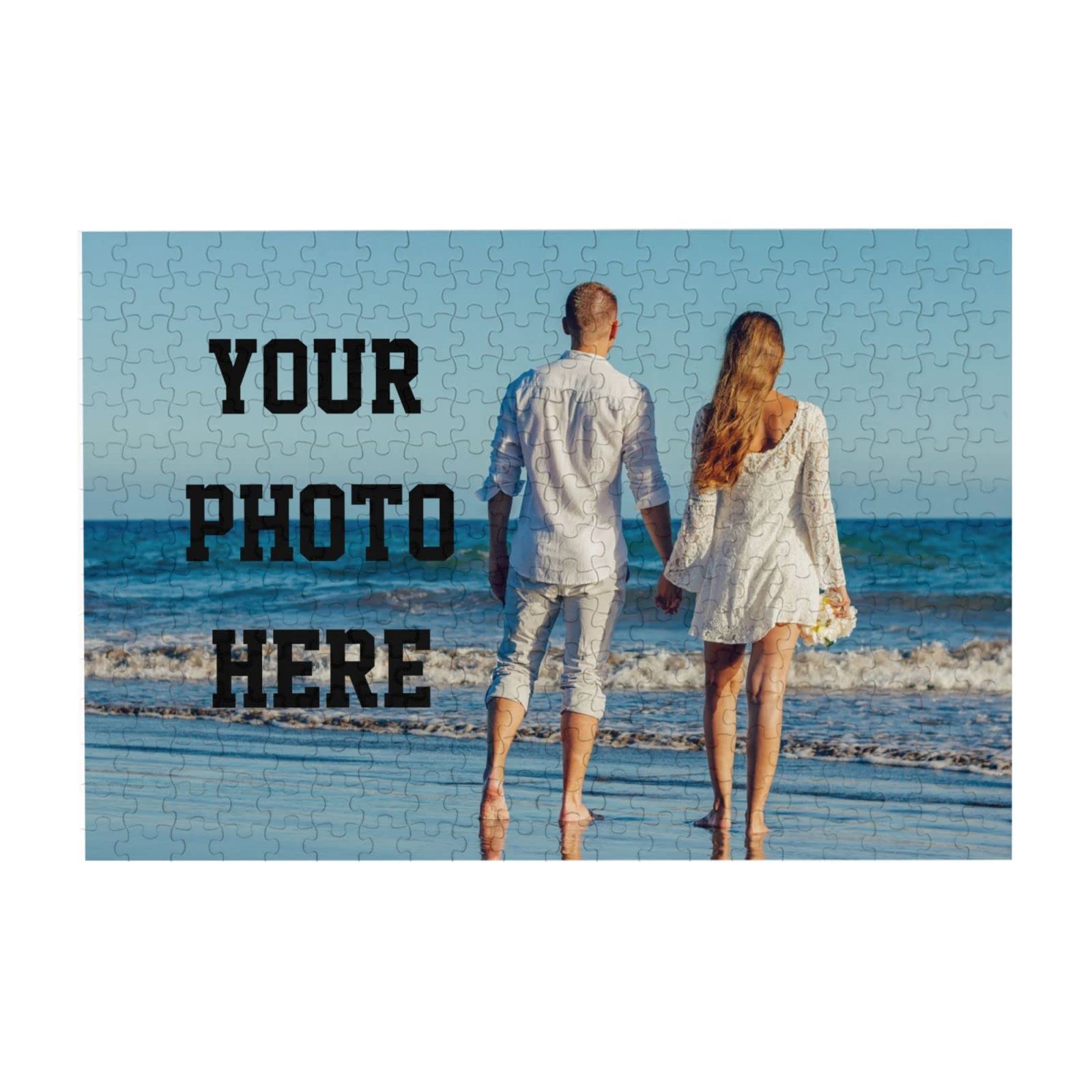 300/500/1000 Pcs Custom Photo Puzzle - Personalized Jigsaw Puzzle with Your Image or Text - Unique Gift for Adults & Teens - Perfect for Birthdays, Anniversaries, Family Gifts & Home Decor