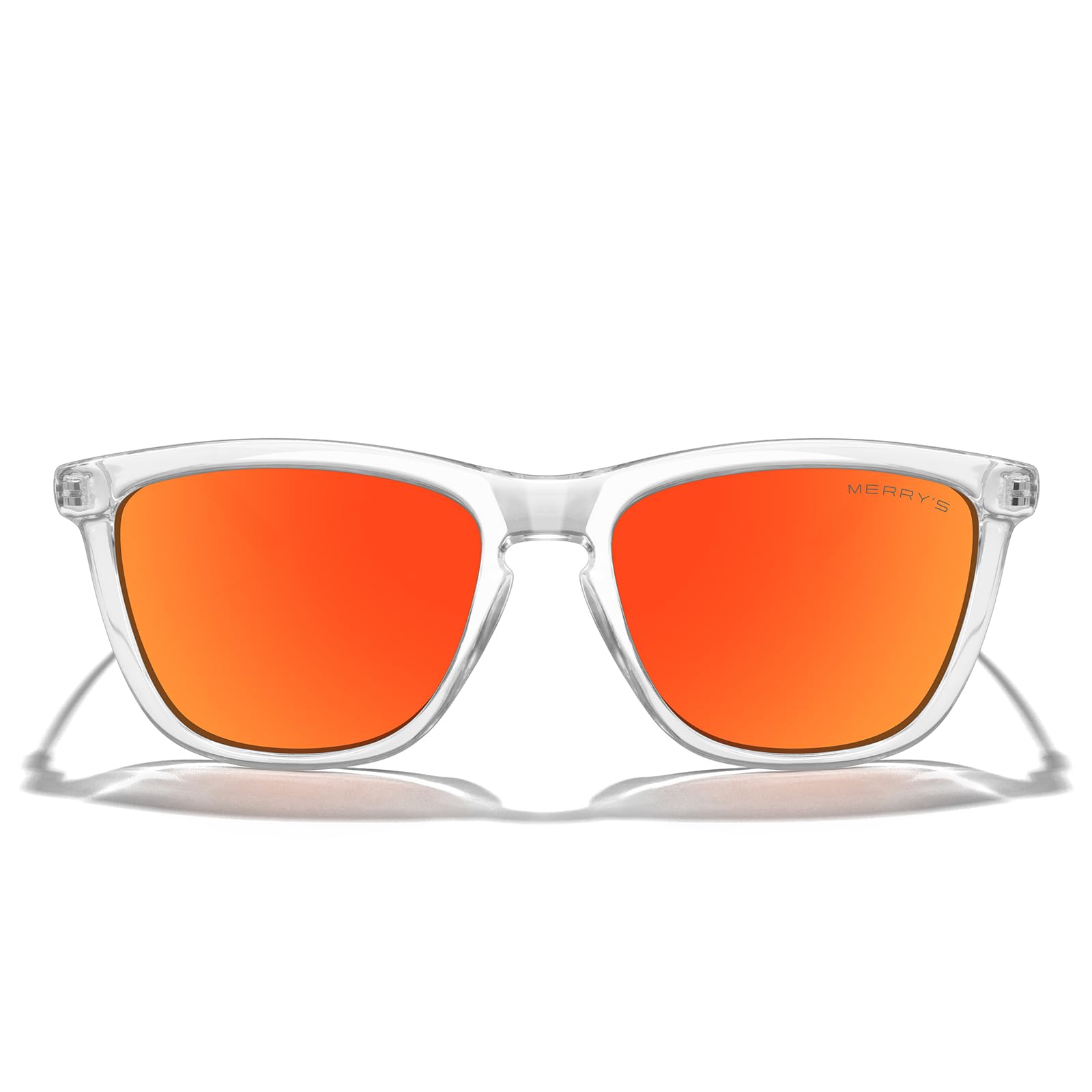 MERRY'S Unisex Polarized Sunglasses for Women & Men - Classic Retro Designer Style with Aluminum Legs - UV Protection for Driving, Fishing & Outdoor Activities