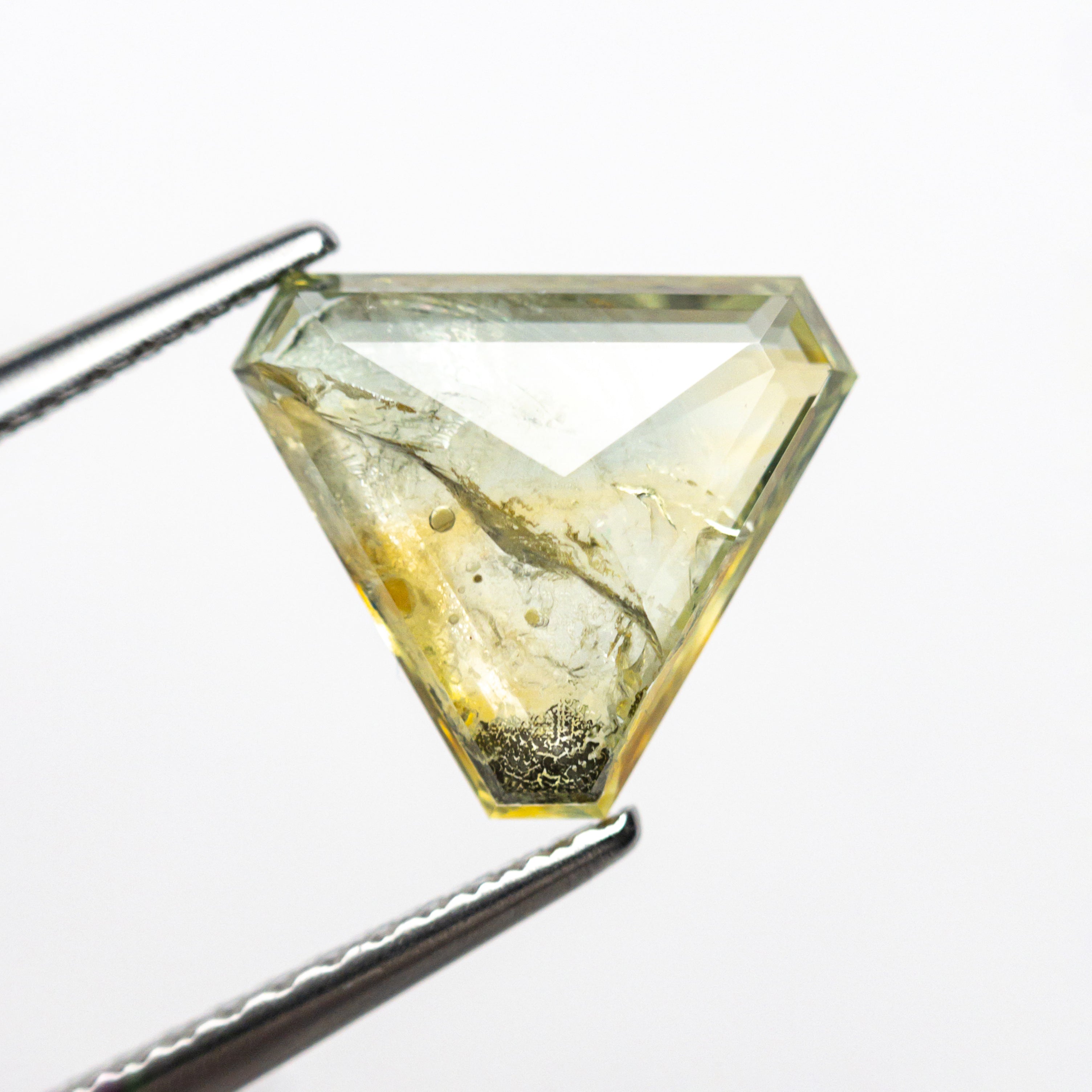 1.99ct Natural Hexagon Rose Cut Sapphire Gemstone - 8.35x9.64x2.72mm Loose Faceted Blue Sapphire for Jewelry Making, Engagement Rings & Unique Gifts