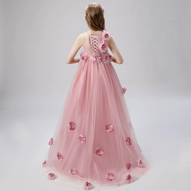 Toddler Flower Girl Ball Gown - Elegant Pageant & Birthday Party Dress for Girls - Perfect for Weddings, Special Occasions & Photo Shoots