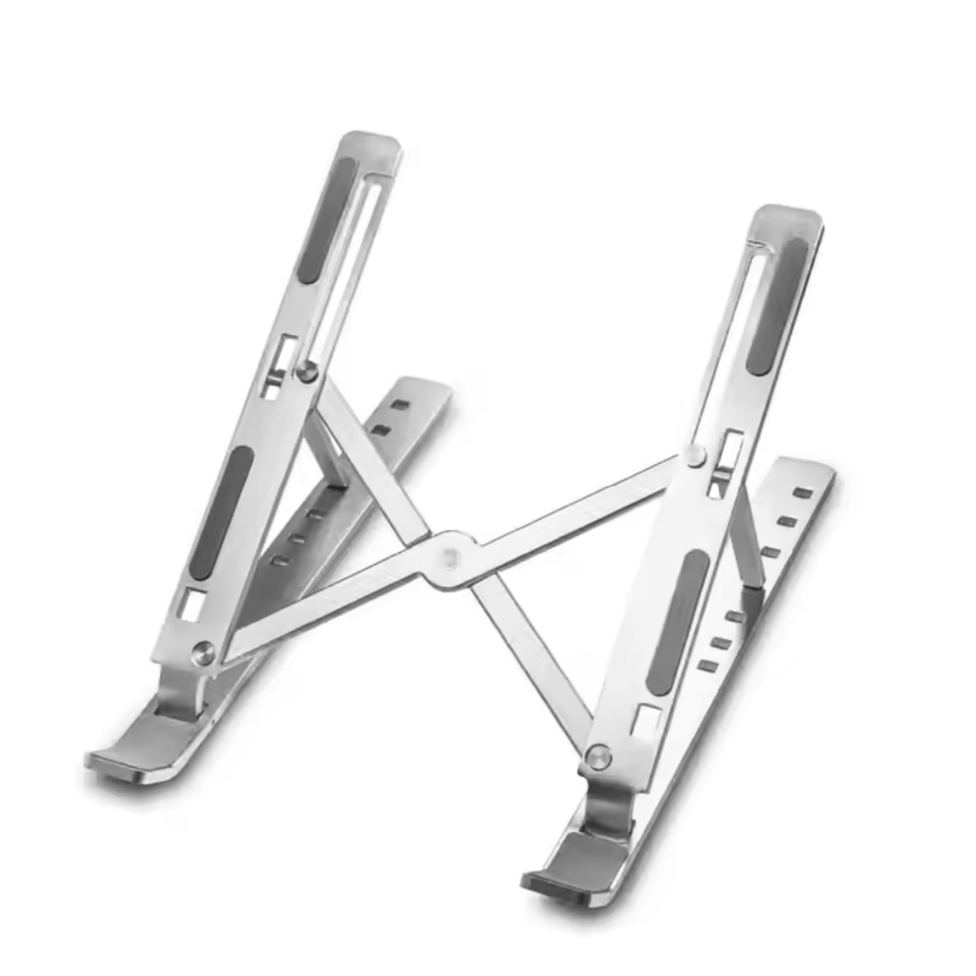 Foldable Adjustable Ergonomic Aluminum Laptop Stand - Portable Notebook & Tablet Holder for 10-15.6