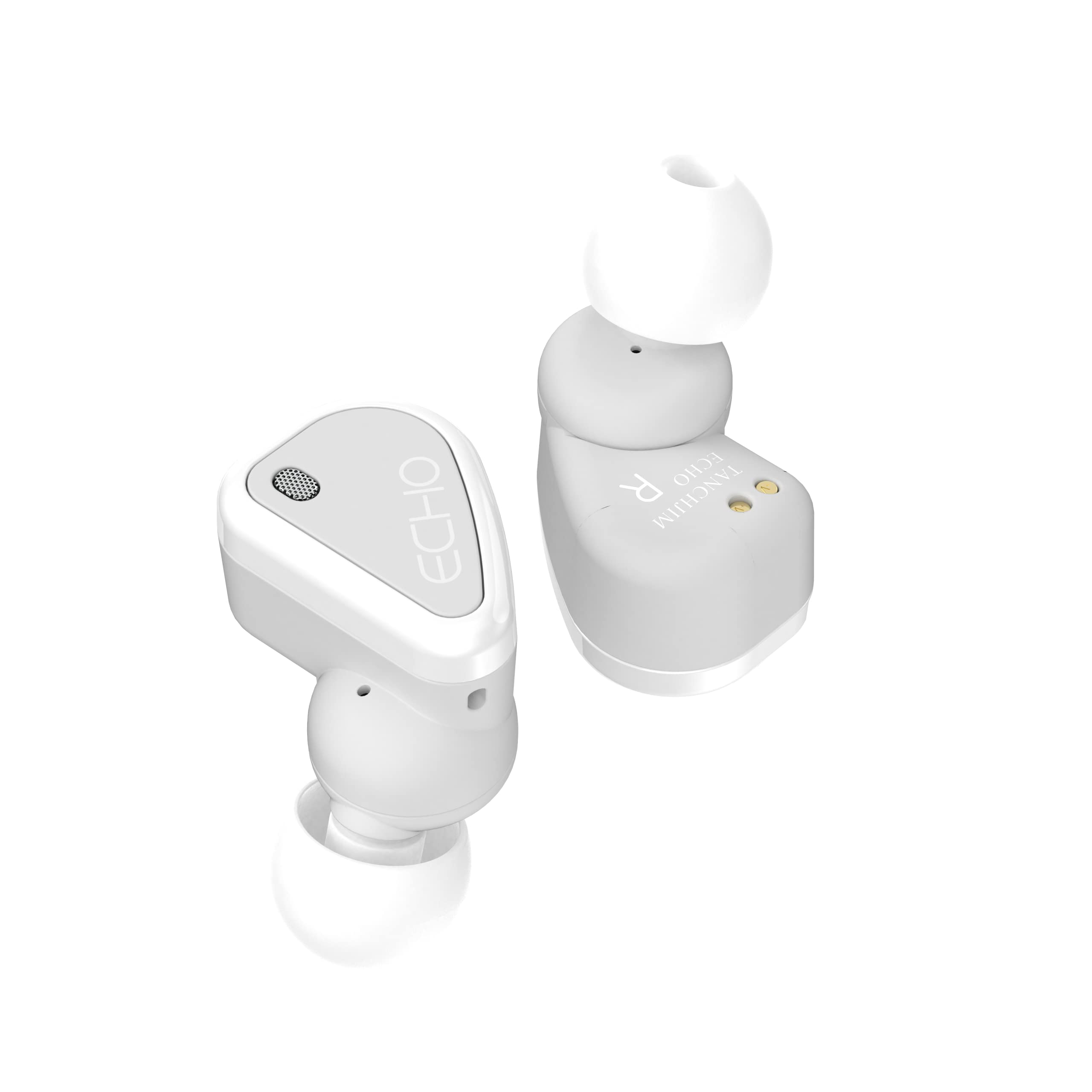 TANCHJIM Echo TWS Wireless Earbuds - Bluetooth 5.2 Earphones with QCC3040 Chip, IPX4 Waterproof, Hi-Fi Sound for Gym, Running & Travel | True Wireless Headphones for iPhone & Android
