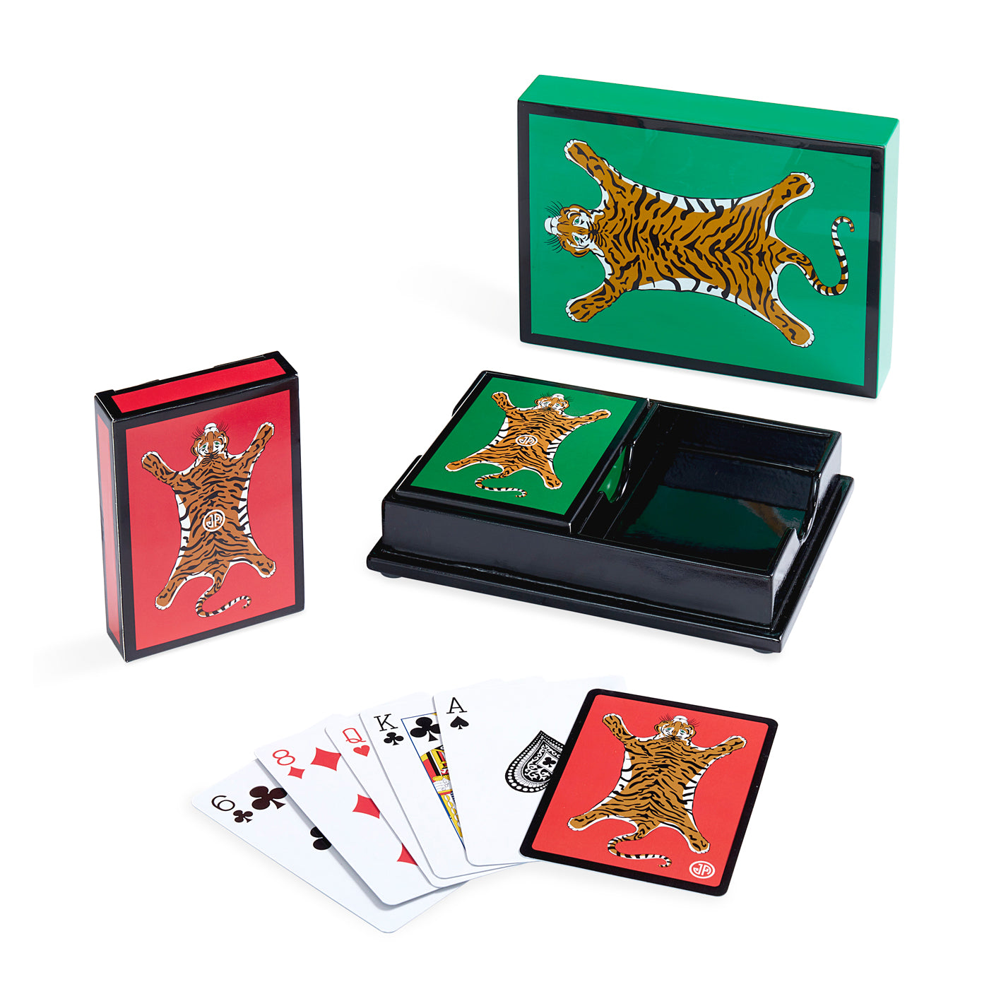 Premium Tiger Lacquer Playing Cards Set - Elegant & Durable for Poker, Blackjack & Magic Tricks - Perfect for Game Nights & Collectors
