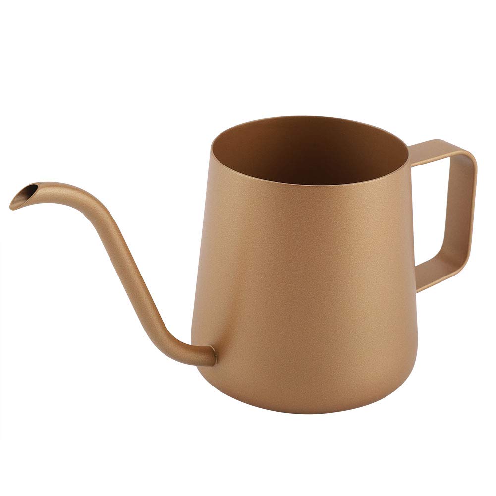 Premium 350ml Stainless Steel Gooseneck Coffee Kettle - Precision Pour Over Drip Coffee Maker & Tea Pot (Coffee Gold) - Ideal for Home Baristas, Specialty Coffee Brewing & Tea Lovers
