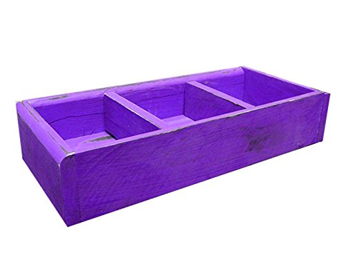 Large 3 Compartment Wooden Display Tray - 22