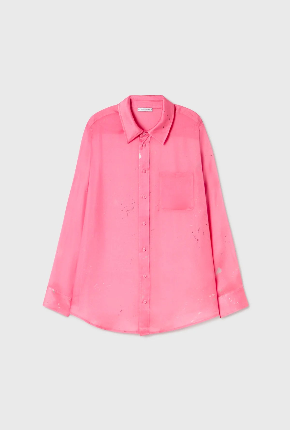 Chiffon Boyfriend Shirt for Women - Soft & Flowy Oversized Blouse - Perfect for Casual Outings, Date Nights & Office Wear
