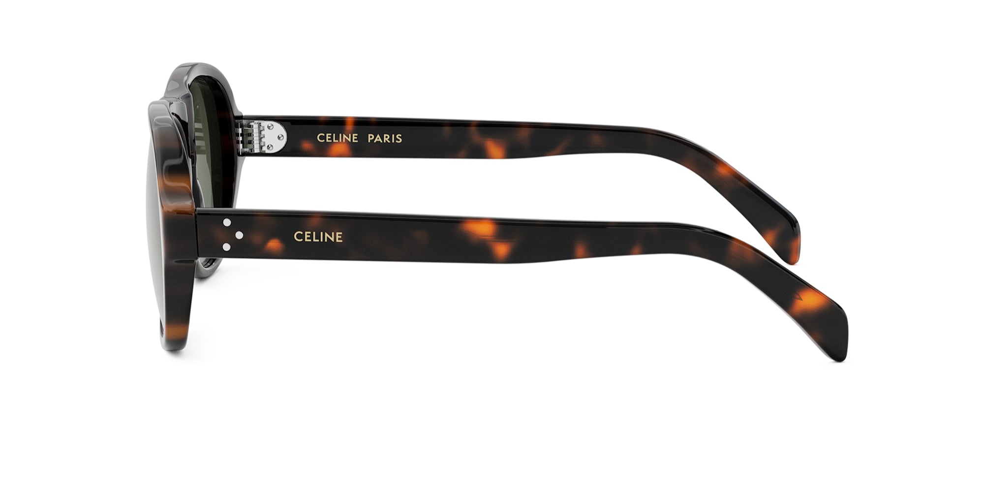 CELINE Bold 3 Dots CL40298I Sunglasses - Classic Aviator Style with 3 Signature Dots for Women & Men | Perfect for Driving, Beach & Outdoor Fashion