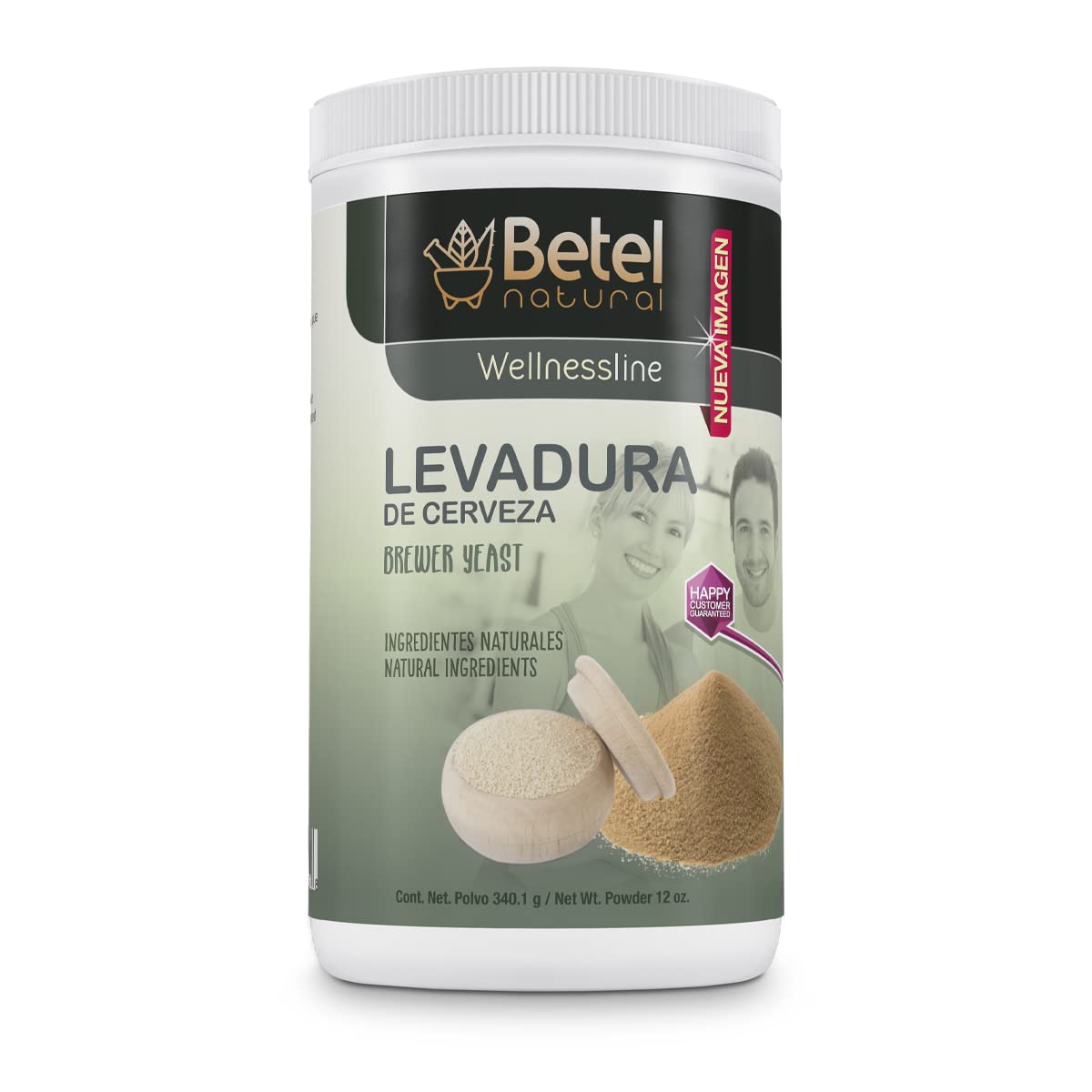 **Brewers Yeast Powder by Betel Natural | Debittered | Rich in B Vitamins & Protein | 12 oz | Supports Digestion & Immune Health | Ideal for Smoothies, Baking & Wellness Drinks**