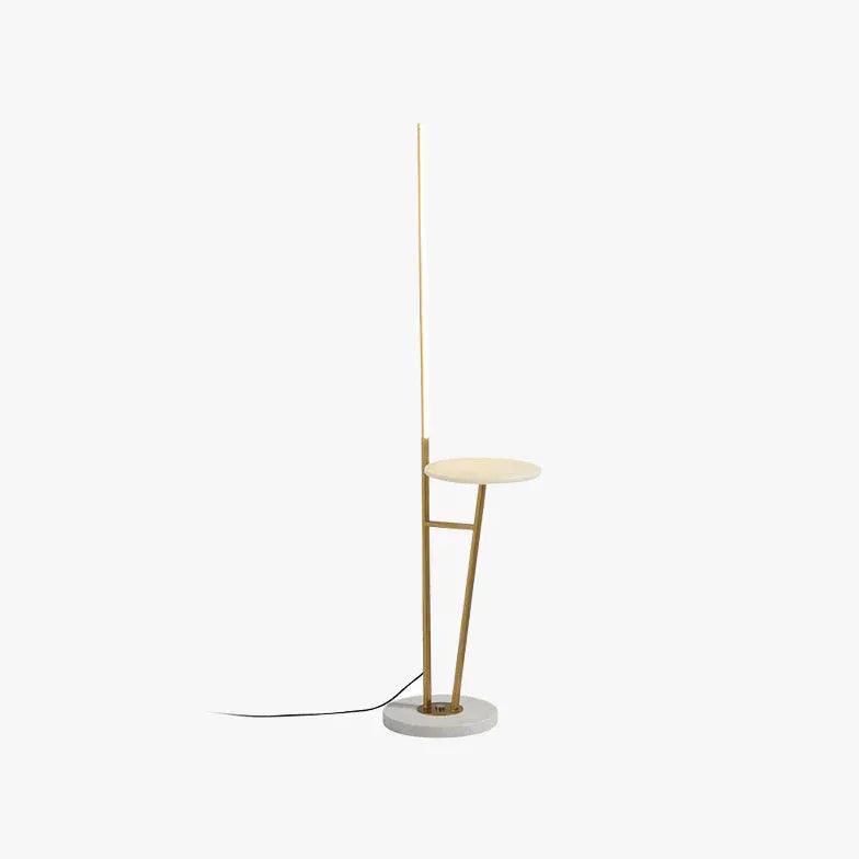 Slim Body Small Table Floor Lamp - Modern Minimalist Lighting for Living Room, Bedroom, or Office - Adjustable Brightness LED Desk Lamp for Reading, Working, and Relaxing