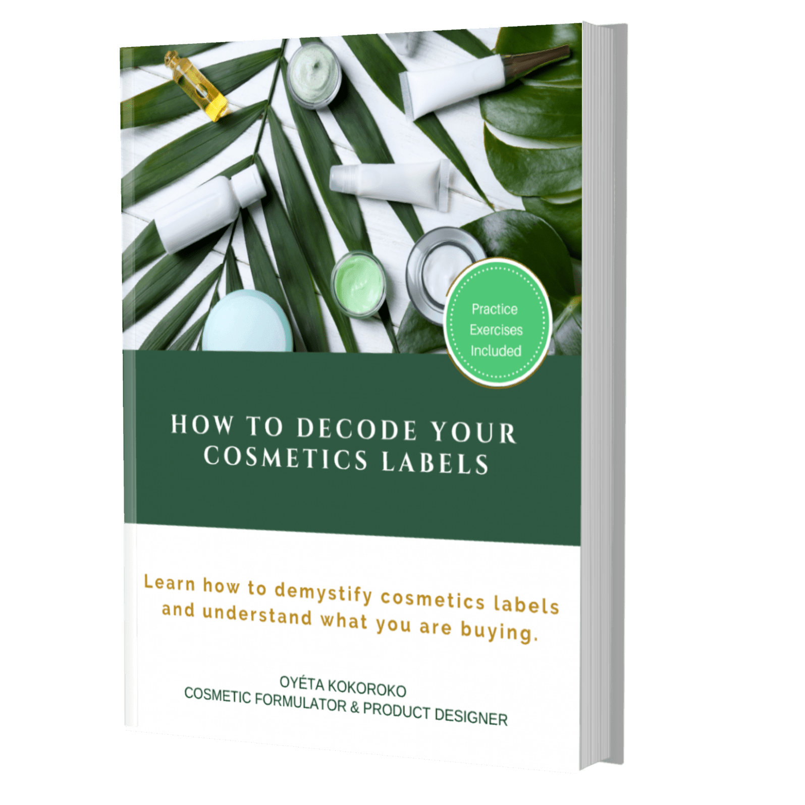 E-Book: How To Decode Your Cosmetics Labels | Guide to Understanding Beauty Product Ingredients | Perfect for DIY Skincare & Conscious Shopping