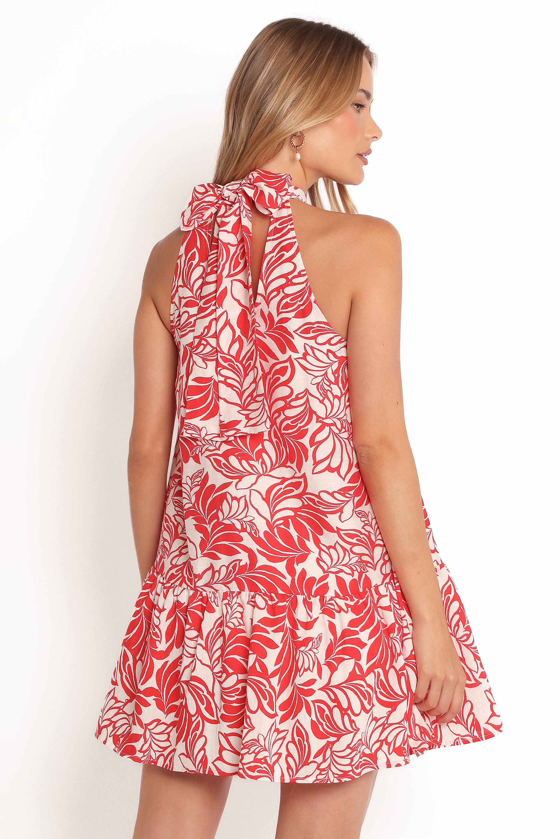 Inara Mini Dress for Women - Sexy Red Bodycon Party Dress for Night Out, Club, Date Night | Slim Fit Short Sleeve Cocktail Dress