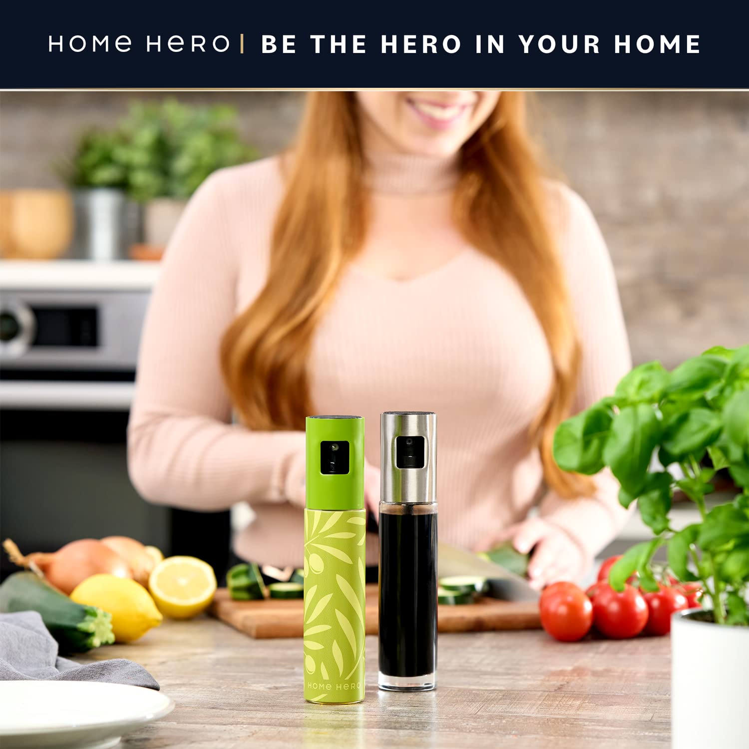 2-Pack Olive Oil Sprayer for Cooking - 120ml with Funnel & Brush | Perfect for Baking & Grilling