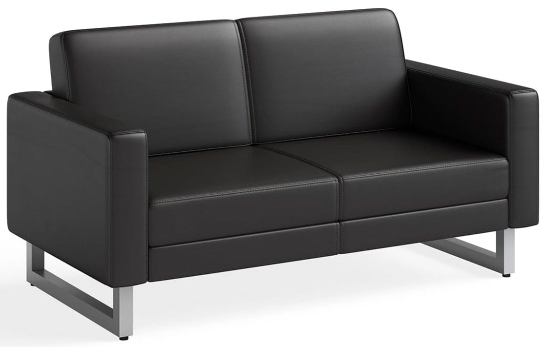 Safco Mirella Lounge Settee with Legs Included [1731MRL2] - Modern Office Seating for Reception Areas & Waiting Rooms