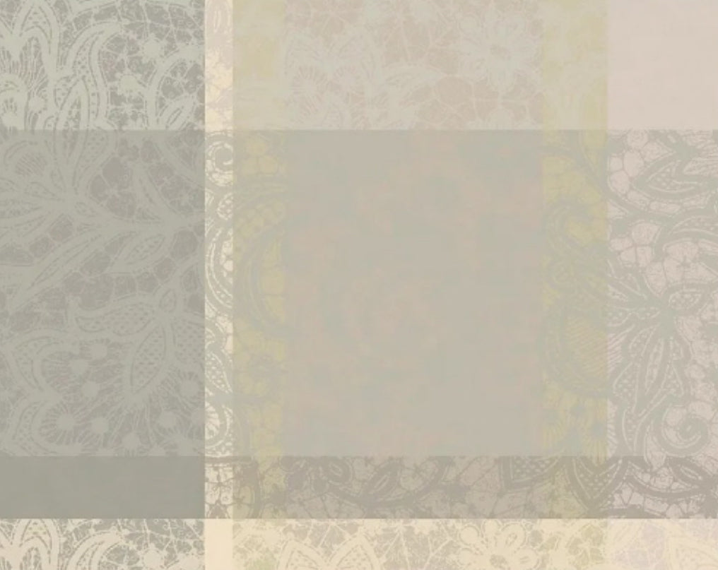 Natural Jacquard Lace Placemats Set of 4 - Elegant Table Setting for Dining Room, Kitchen, or Party Decor