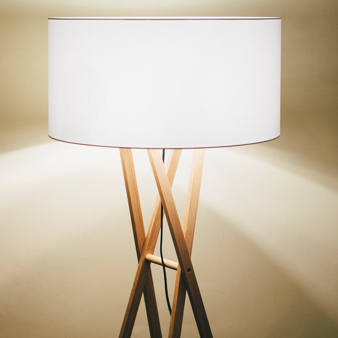 Joan Gaspar Cala Floor Lamp by Marset - Modern LED Floor Lamp for Living Room, Bedroom & Office - Adjustable Height & Dimmable Light for Ambient & Task Lighting