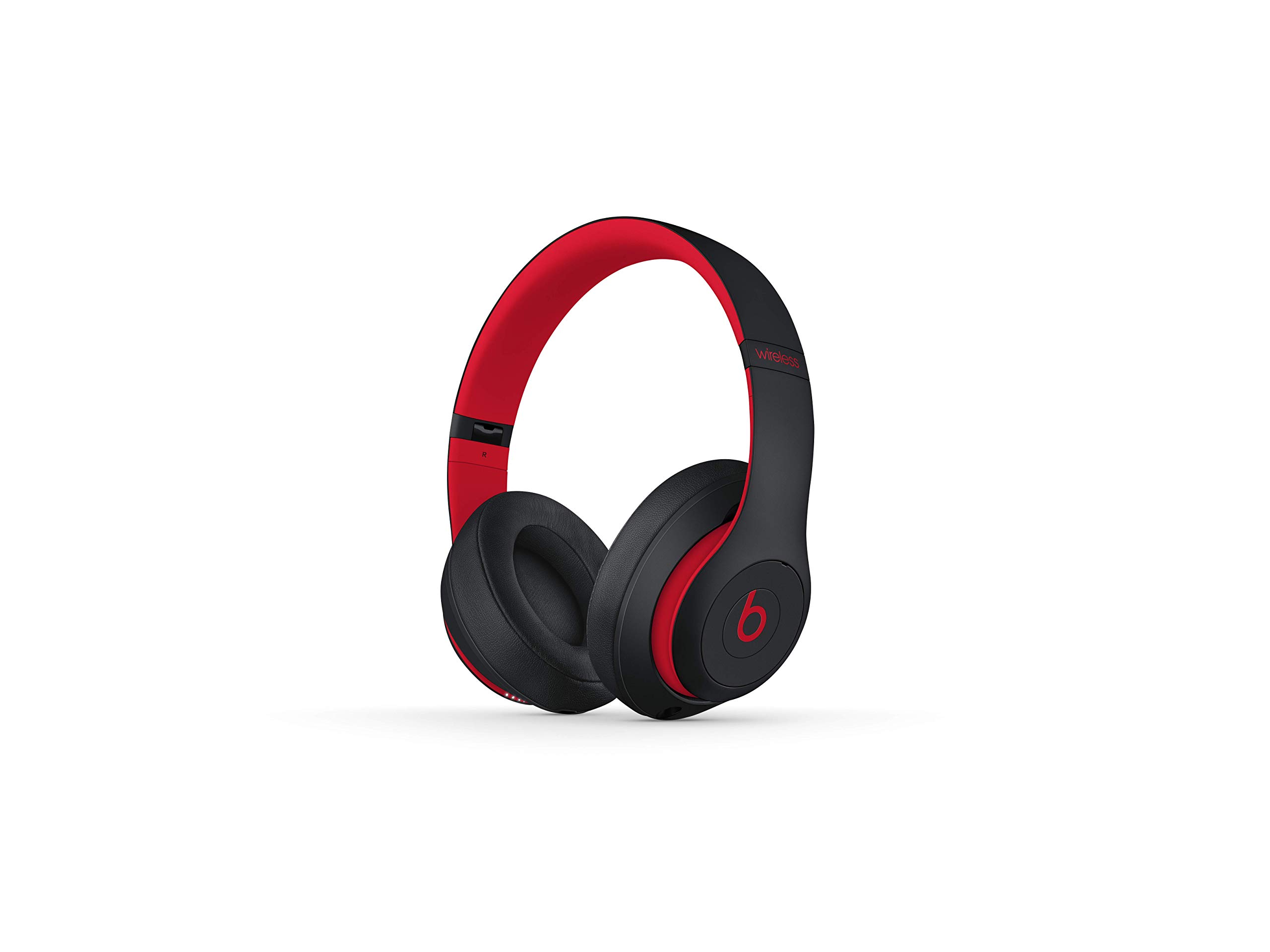 Beats Studio3 Wireless Noise Cancelling Headphones with Apple W1 Chip, Bluetooth 5.0, 22-Hour Battery Life – Defiant Black-Red | Perfect for Travel, Workouts & Commuting