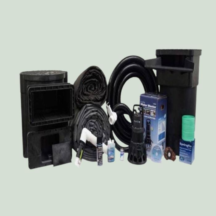 Savio Pond Package 3,000 Gallons 50 Watt UV Clarifier - Complete Koi & Water Garden Filtration System for Clear Water | Perfect for Backyard Ponds, Landscaping & Aquatic Plant Care