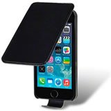 Apple iPhone 5 / 5S / SE Flip Leather Case - Premium Black Protective Cover with Card Slot | Perfect for Business, Travel & Everyday Use