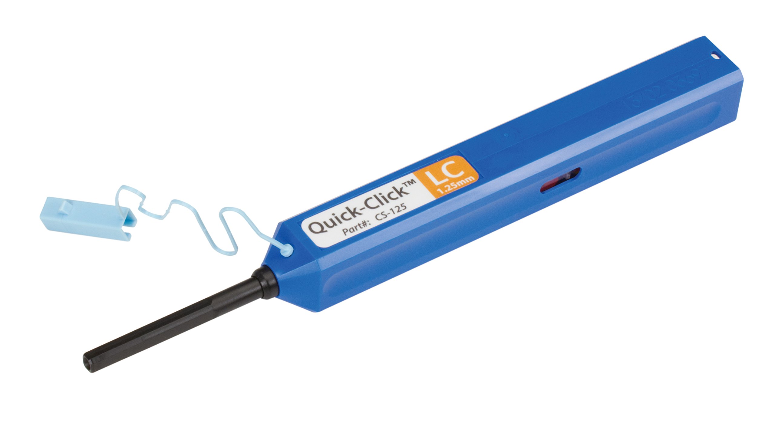 1.25mm Black Box Fiber Connector Cleaning Tool - High-Precision Cleaning for Optical Fiber Connectors - Perfect for Data Centers, Telecom, and Networking Maintenance