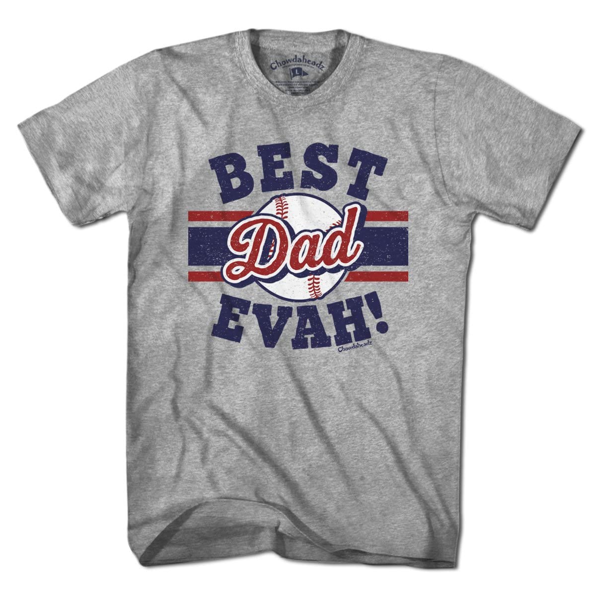 Best Dad Ever Baseball T-Shirt - Vintage Unisex Soft Cotton Blend Tee for Father's Day, Birthday Gifts & Casual Wear | Dad Apparel