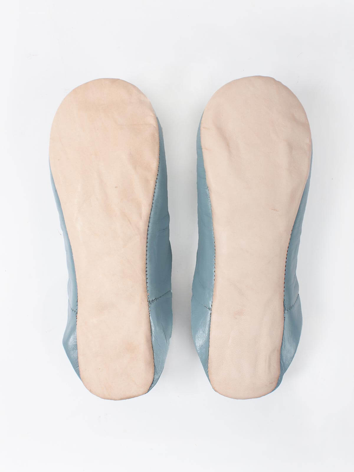 Authentic Moroccan Men's Babouche Slippers - Soft Leather Grey House Shoes | Comfortable Indoor/Outdoor Slippers for Relaxation & Lounge Wear