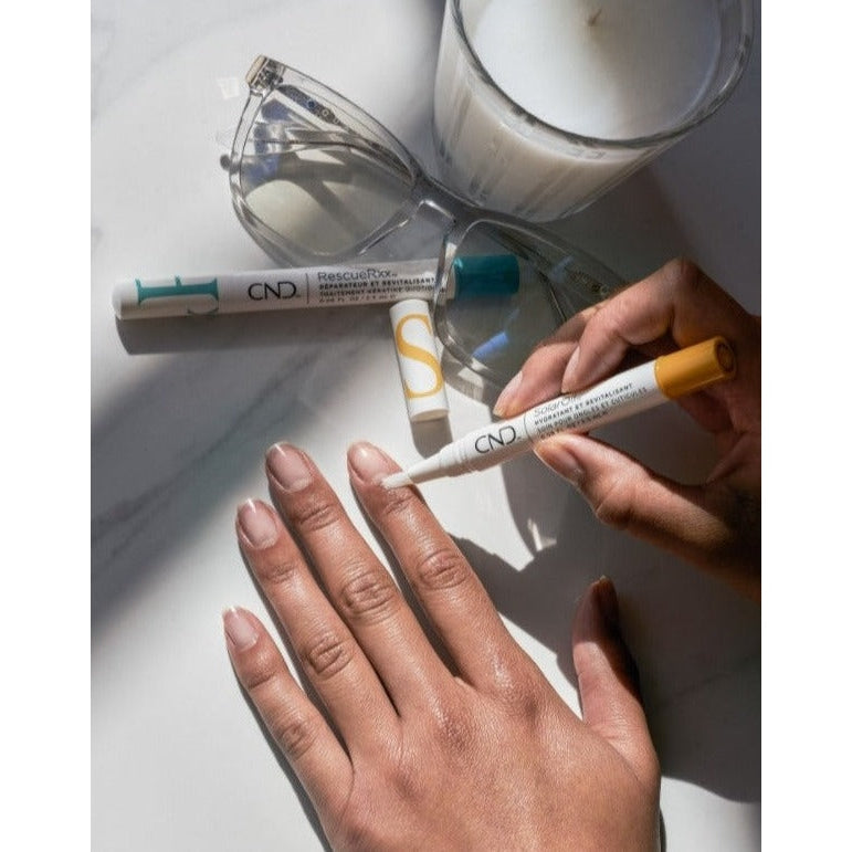CND Essential Care Pens Duo Pack 0.08 oz - Nail Cuticle Oil & Moisturizer for Healthy Nails - Perfect for Manicures, Pedicures & At-Home Nail Care