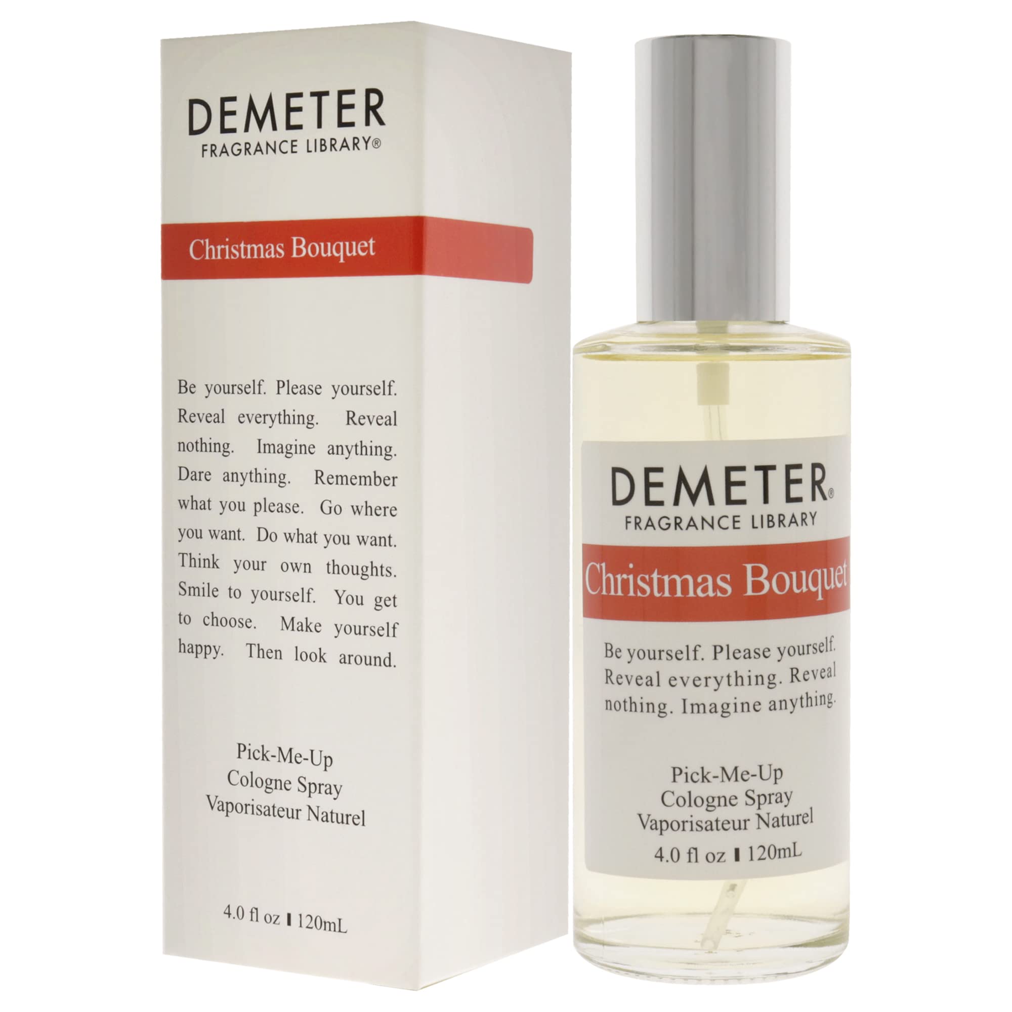 Demeter Christmas Bouquet Cologne Spray for Women - 4 oz Floral Perfume | Holiday Gift & Festive Fragrance for Parties, Weddings & Special Occasions