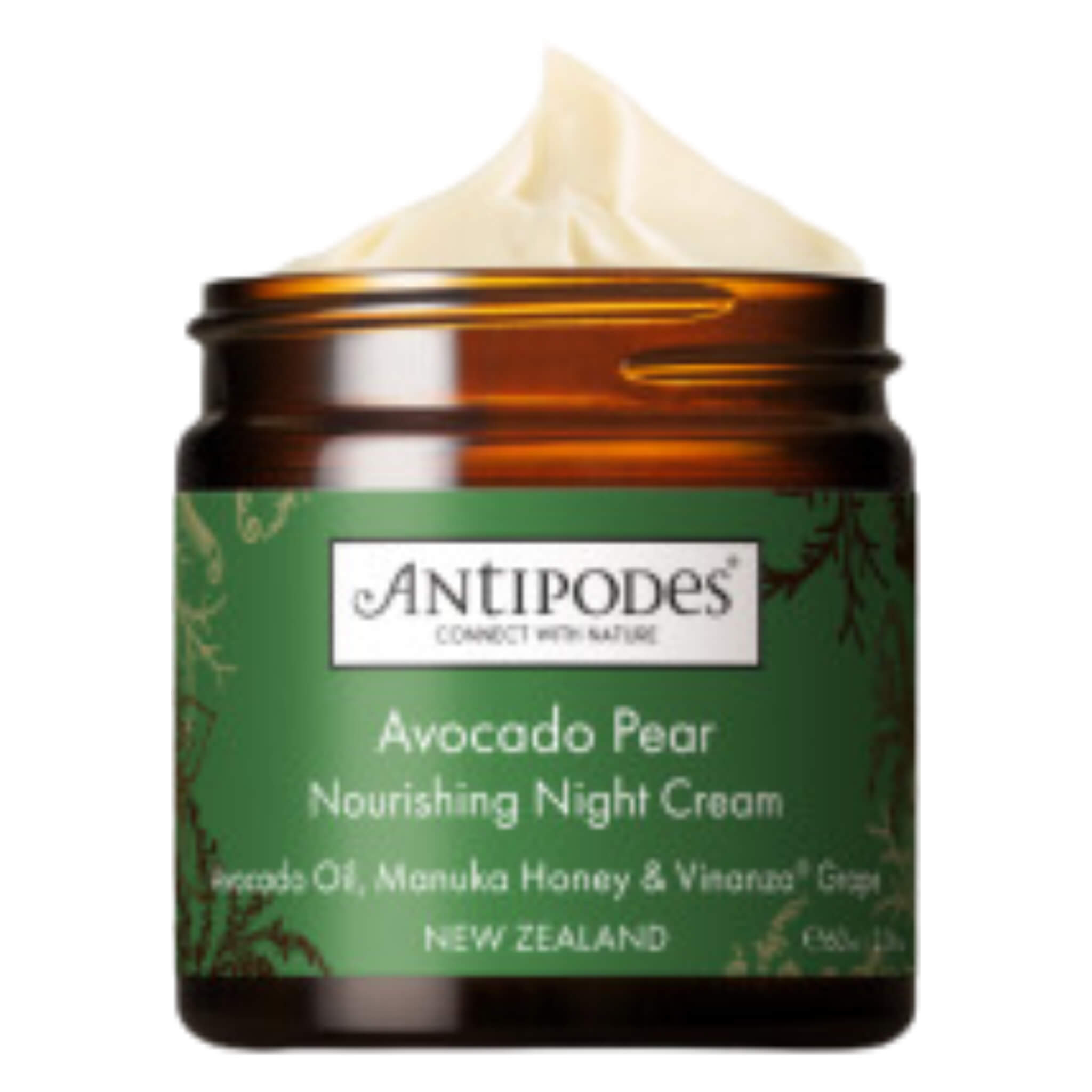 Avocado Pear Nourishing Night Cream - Deep Hydration & Anti-Aging Face Moisturizer for Dry Skin | Perfect for Nighttime Skincare Routine & Relaxing Self-Care