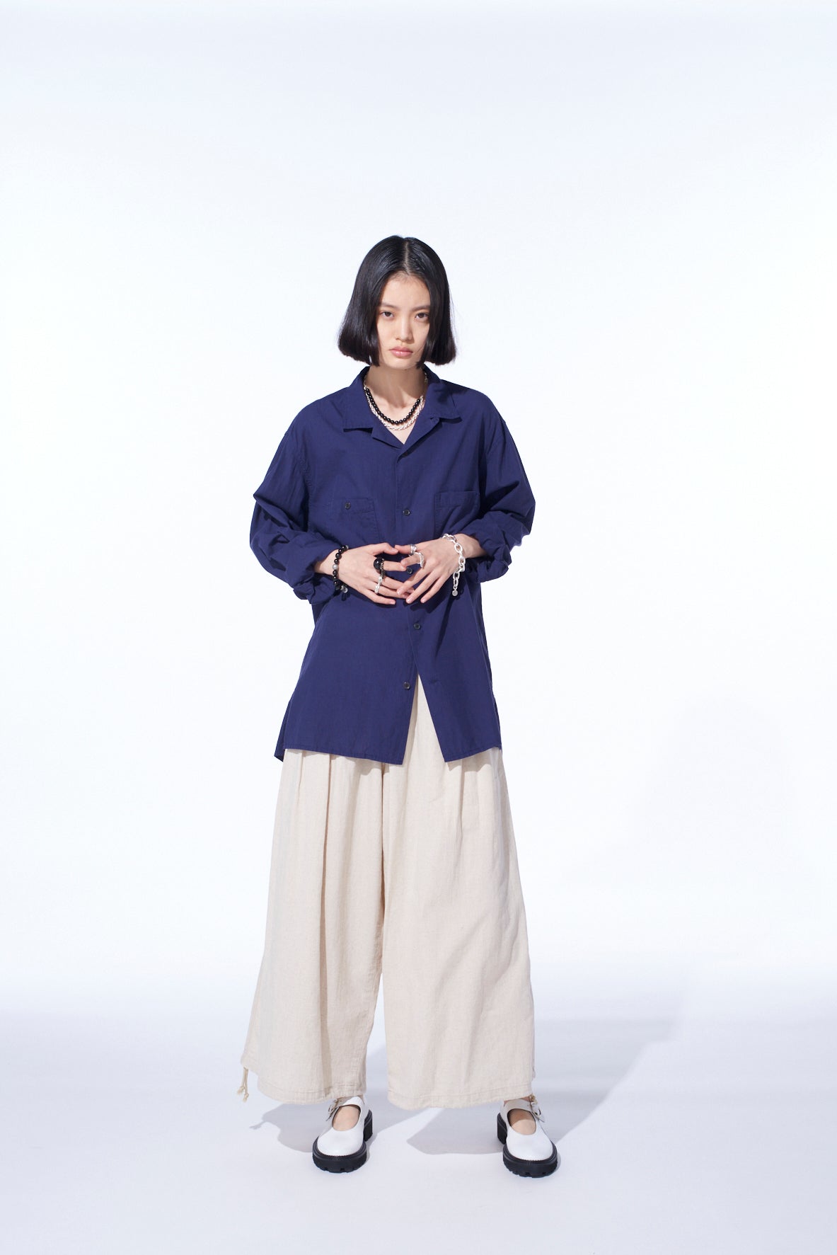 Breathable Cotton Linen Poplin Balloon Pants for Women - Comfortable Loose Fit Casual Trousers for Summer, Travel & Lounge Wear