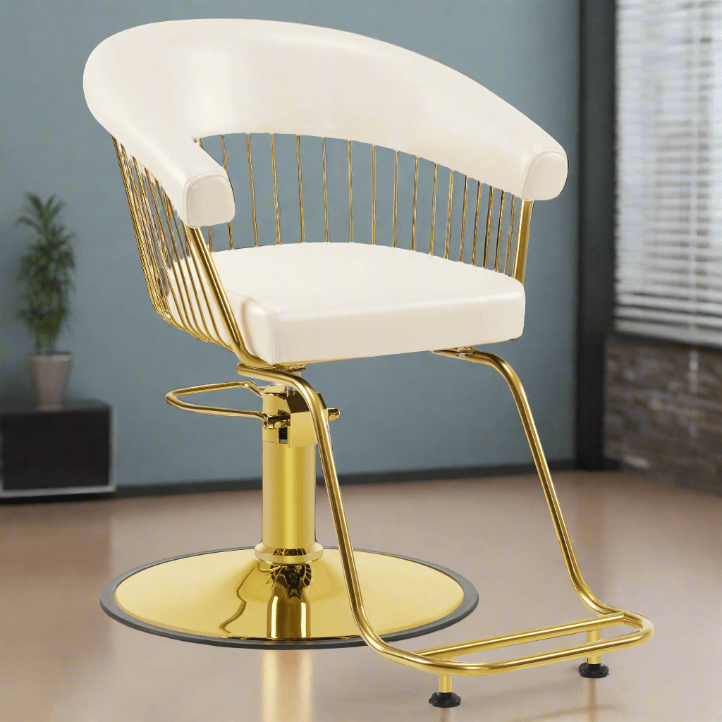 Premium AURA Salon Chair - Ergonomic Styling Chair for Hairdressers & Barbers - Perfect for Salons, Barber Shops & Home Use