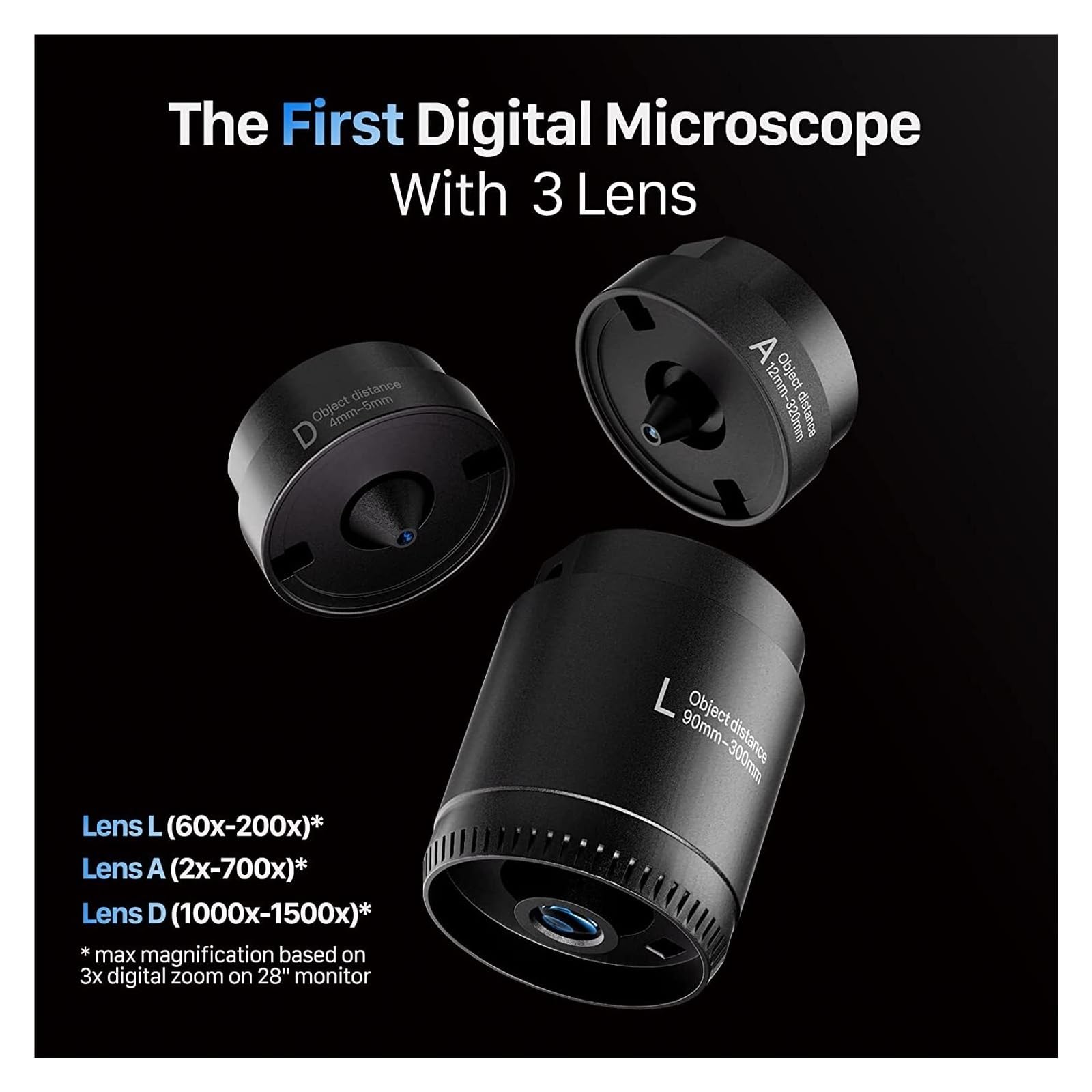1500X Digital Microscope with 10.1