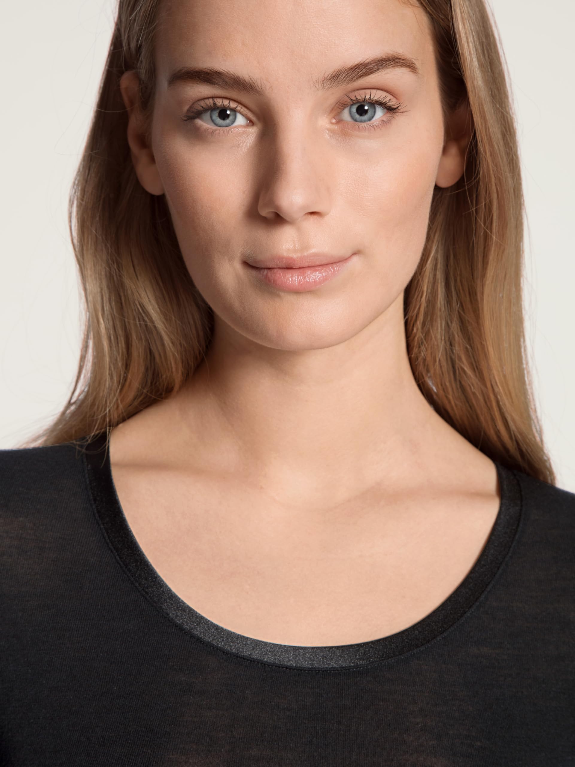 True Confidence Women's Long Sleeve T-Shirt - Comfortable Stretch Fabric for Work, Casual & Layering | Plus Size Options Available