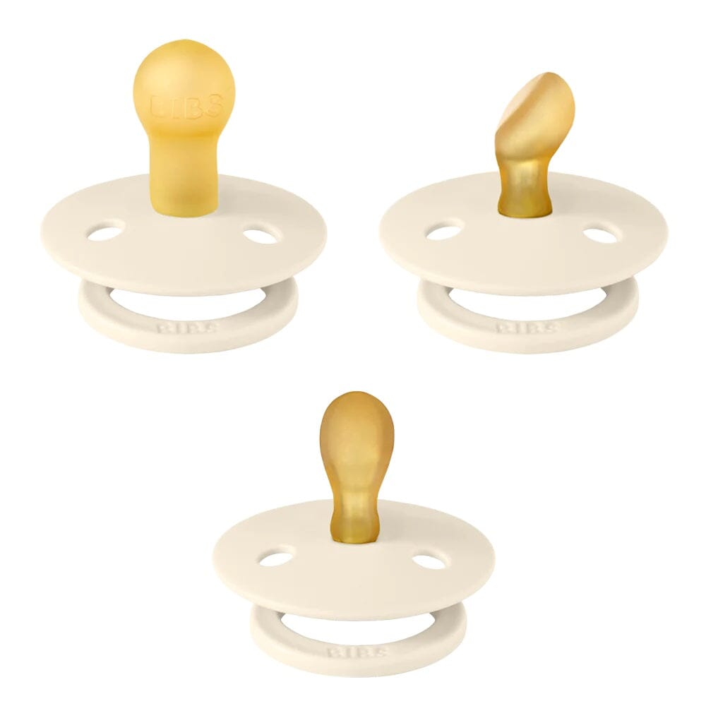 BIBS Try It Collection - 3 Pack of Premium Baby Pacifiers for Soothing & Comfort | Perfect for Newborns, Infants & Toddlers | Home, Travel & Daycare Use