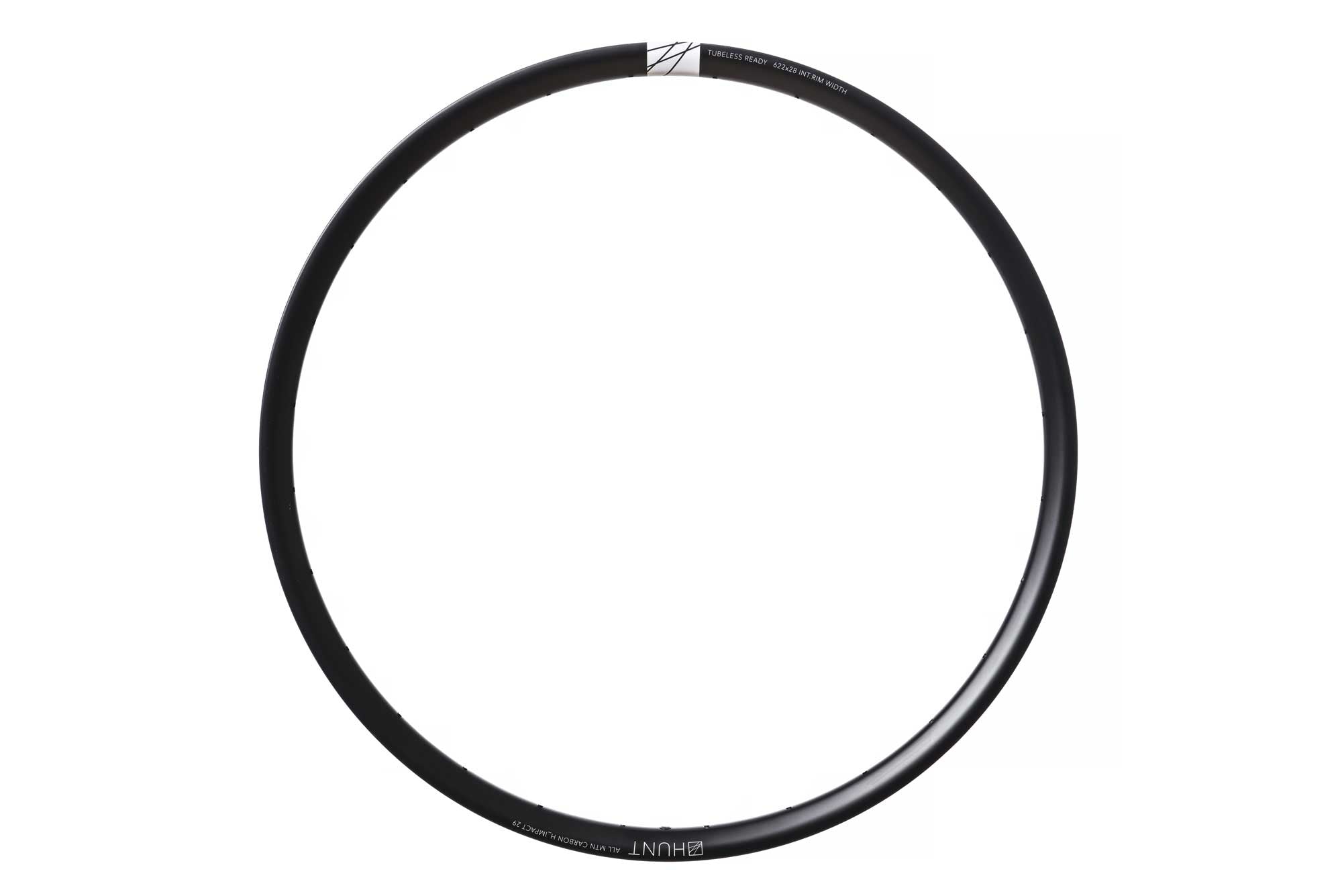 HUNT All Mountain Carbon H_Impact Rim - Lightweight & Durable MTB Wheelset for Trail & Enduro Riding | Perfect for Off-Road Biking Adventures