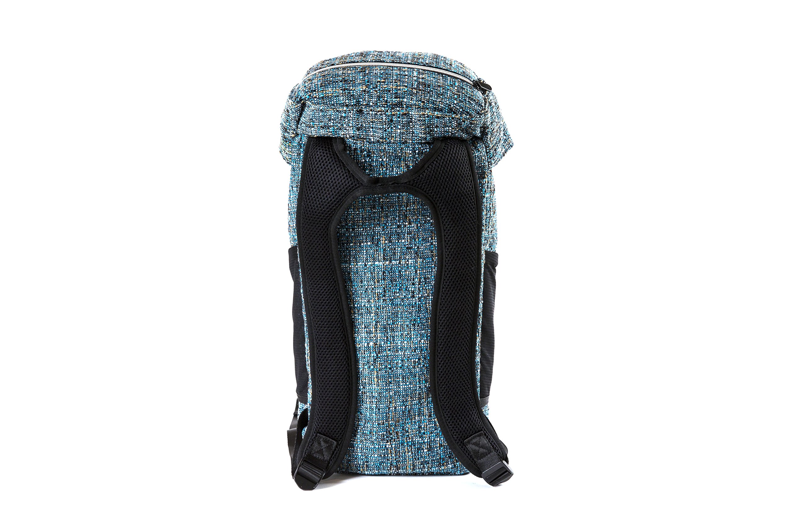 Dime Bags 18 Inch Padded Hemp Backpack - Waterproof Protective Tube Case for Travel, Hiking & Outdoor Adventures - Convertible Storage for Laptops, Cameras & Sports Gear